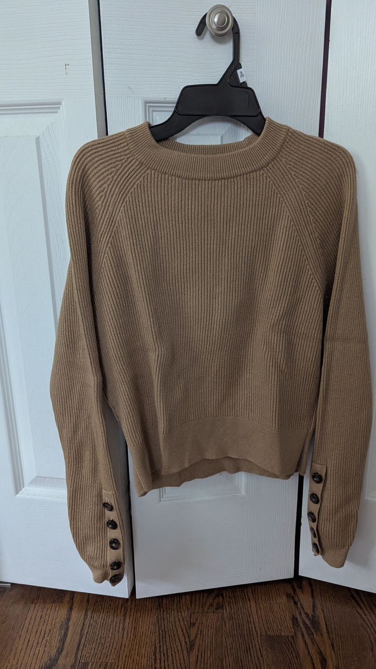 Sezane Sami Sweater Camel - Size S